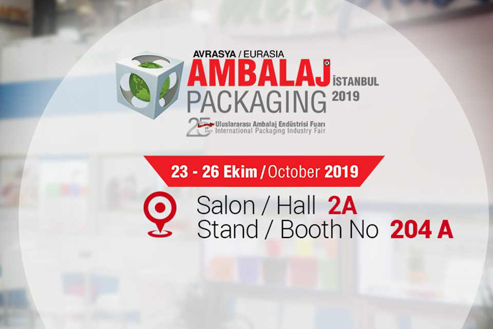 Eurasia Packaging Fair 23-26 October 2019