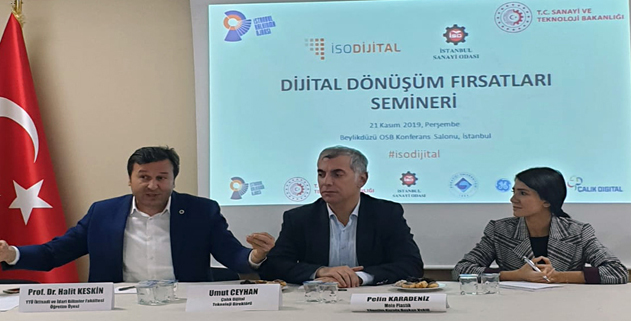 Yönetim Kurulu Başkan Vekilimiz Pelin Karadeniz Digital Dönüşüm Fırsatları Seminerine konuşmacı olarak katıldı.